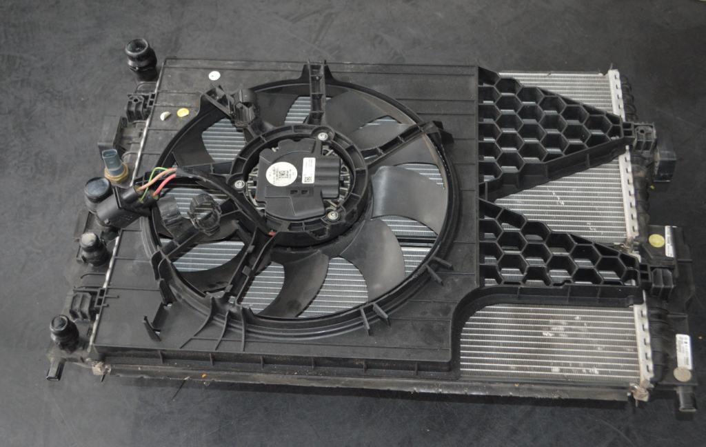 radiador, ventoinha e o fluido, volkswagen up! tsi